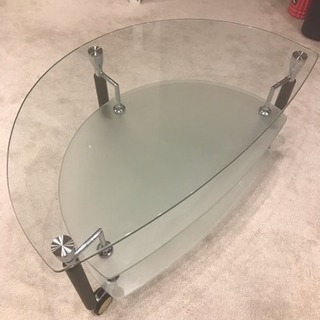 ガラステーブル サイドテーブル 大塚家具 テーブル