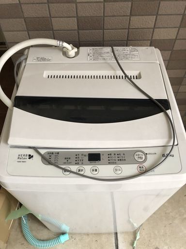 一人暮らし向け洗濯機6.0kg