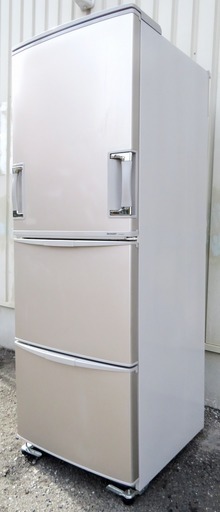 SHARP《3ドアどっちもドア冷凍冷蔵庫》SJ-WA35T-S　345L