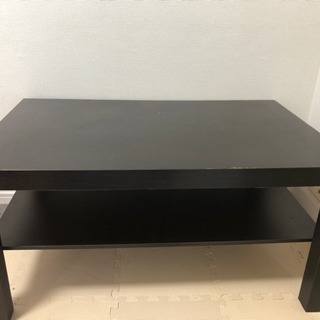 イケアのソファーテーブル 黒