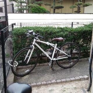 クロスバイク折り畳み