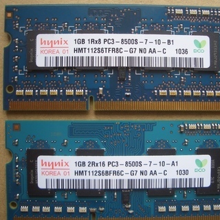 ノートパソコン　メモリー　hynix　PC3（DDR3)－850...