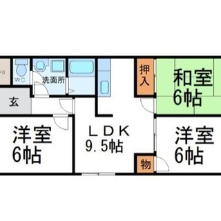 駅まで徒歩圏内♫敷金礼金不要♫3LDKでこの家賃♫敷地内駐車場あり♫