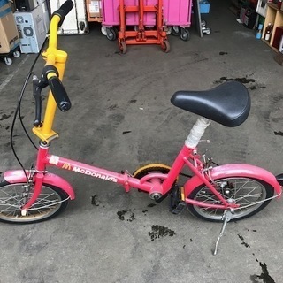 【超希少】マクドナルド　折り畳み自転車　１６インチ　非売品