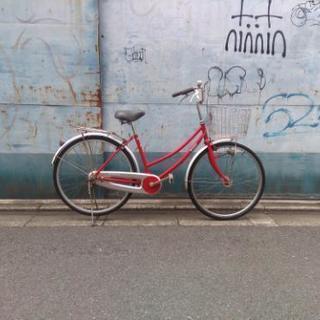 軽快車 ママチャリ 自転車 オートライト 直接引取のみ