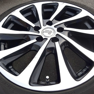 タイヤ&ホイール★ロクサーニ タービンⅡ18×7.5J+55 / 215/45R18 ■16年製■18インチ