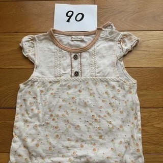 子供服女の子キムラタンピッチのノースリーブTシャツ90