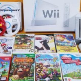 [今週限定]最終値下げ！任天堂Wii本体+付属品+ソフト8本+ハ...