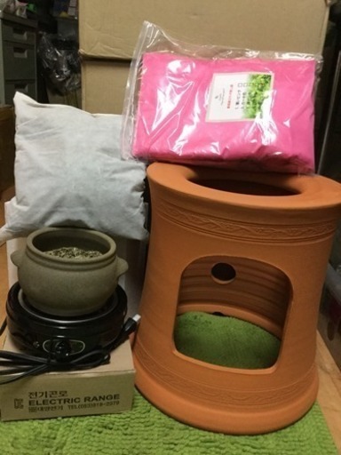 ★期間限定値下げ❤︎セール致します手製品❤︎天然黄土ヨモギ蒸し大型椅子SET