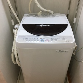 SHARP 洗濯機（6kg/2011年製）