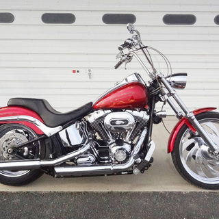 カスタム費200万円超 ハーレー ソフテイルカスタム FXSTC ＋車検用ノーマルマフラー