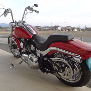 カスタム費200万円超 ハーレー ソフテイルカスタム FXSTC ＋車検用ノーマルマフラー