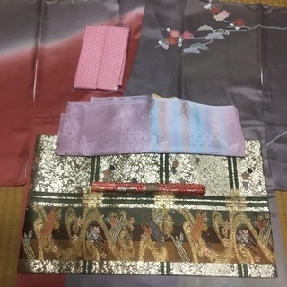 訪問着  美品 しつけ糸付き  フルセット