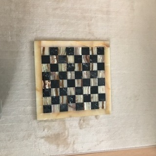 大理石のチェス盤
