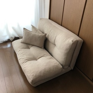 【訳あり家具】折りたたみ式ソファ