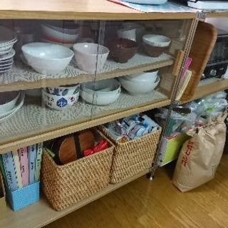 無印 スチールユニットシェルフ キッチン たいたい 京王八王子の収納家具 食器棚 キッチン収納 の中古あげます 譲ります ジモティーで不用品の処分