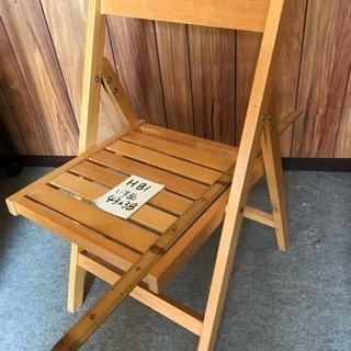 お値下げ❣️木製椅子 折り畳み椅子 