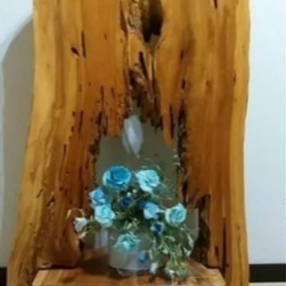 ケヤキテーブル    重厚感おまけ付き     大幅値下げ