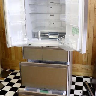 美品 HITACHI 日立 冷凍 冷蔵庫 R-G4800F ( XN ) 475L 6ドア 2015年製