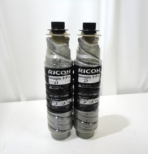 未使用 RICOH/リコー imagio トナー タイプ27 ブラック 2本　札幌市 白石区 東札幌