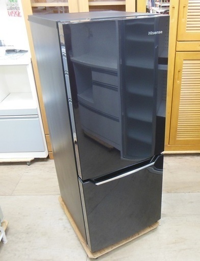 【販売終了しました。ありがとうございます。】Hisense　2ドア　150L 冷凍冷蔵庫　HR-D15AB　2017年製　中古品