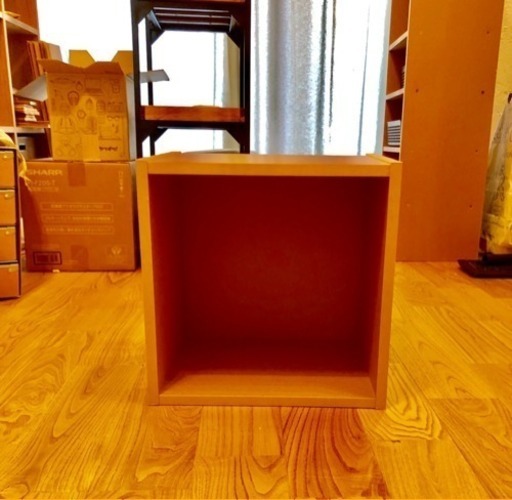 決まりましたありがとうございます 無印良品 パルプボードボックス カラーボックスを加工して1段にしたもの Tonerico 岩倉の収納家具 カラーボックス の中古あげます 譲ります ジモティーで不用品の処分