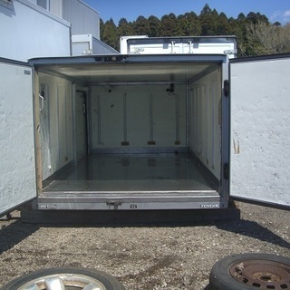 ♪千BE41♪物置♪コンテナ♪スライドドア付♪激安♪アルミ箱