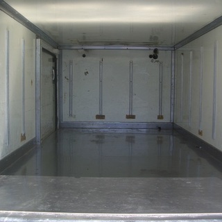 ♪千BE41♪物置♪コンテナ♪スライドドア付♪激安♪アルミ箱