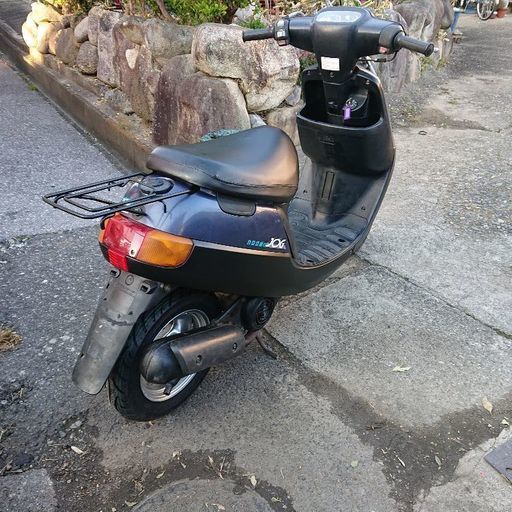 購入済み]整備済み！ヤマハ アプリオ 4JP（紺）タイヤ・バッテリー