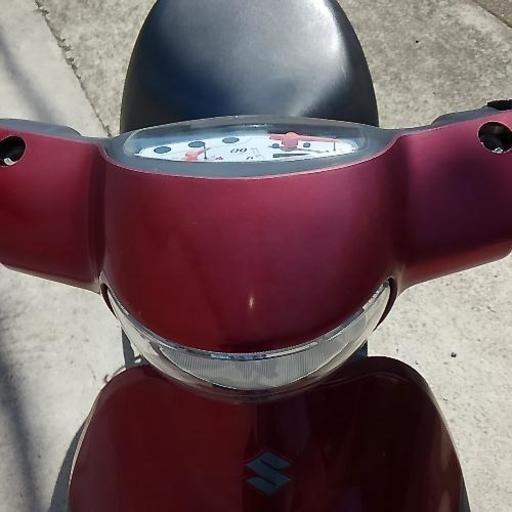 レッツ4 赤 F.I.原付スクーター、レッツ4バスケットの車体色を変更 | WEB