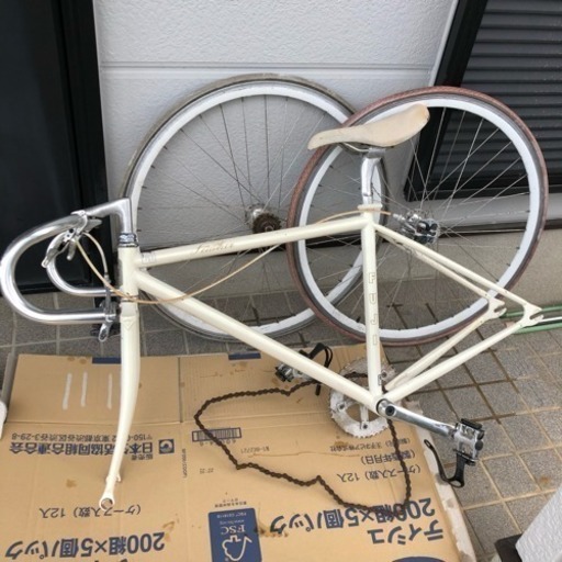 FUJI クリアランス feather ピストバイク 43㎝
