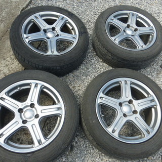 TRD タイプFT　6.5J15　PCD100　アクア　ヴィッツ　シエンタ　カローラ　185/60R15タイヤ