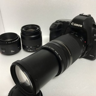 canon eos 5d mark II 標準&望遠&単焦点トリプルレンズセット