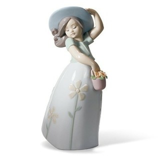 値下げ☆LLADRO リヤドロ リトルデイジー 陶器 人形 スペイン
