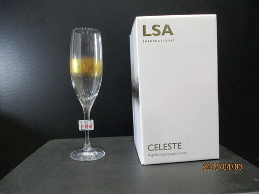 LSA　シャンパングラス4点セット！！