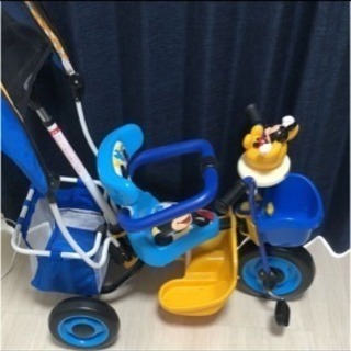 大幅値下げ！未使用！ディズニーポップンカーゴ三輪車 大幅値下げ！未使用！ディズニーポップンカーゴ三輪車