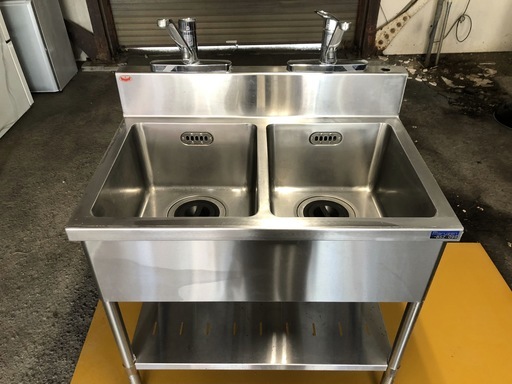 業務用シンク（受付一時終了）　マルゼン　Ｗ900×Ｄ600×Ｈ800