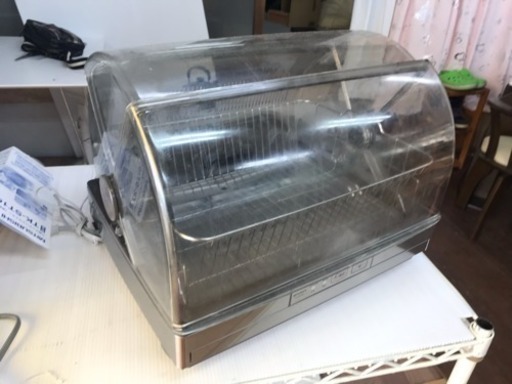 10パーセントOFFキャンペーン【リサイクルサービス八光　田上店　安心の3か月保証　配達・設置OK】三菱 TK-ST10-H キッチンドライヤー (ステンレスグレー)