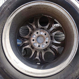 バリ山☆HONDA☆CR-V純正 タイヤ&ホイール ■215/60R17/17×6.5J+50■残り溝平均6.5mm/17年製