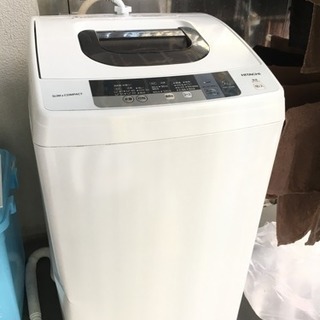 洗濯機 美品 日立 2015年製  NW-5WR-W 