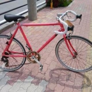 自転車　24インチ　赤