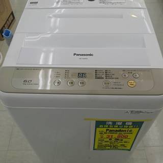 Panasonic NA-F60B10 2016年製 洗濯機 NB5