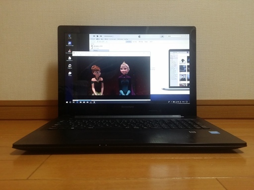 2015年製 Windows10 SSD ブルートゥース搭載 薄型 Lenovoノートパソコン USBマウスプレゼント中 (15.6型 デュアルコア Office2016)