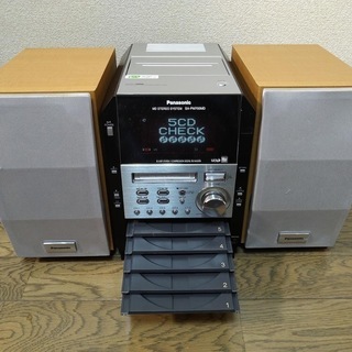 Panasonic ミニコンポ（CD / MD / カセットテープ）