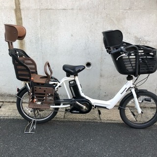 電動自転車 パナソニック 三人乗り ギュットミニ