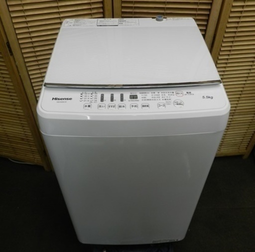 洗濯機　5.5ｋｇ　ハイセンス　18年製
