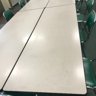 会議用テーブル4脚