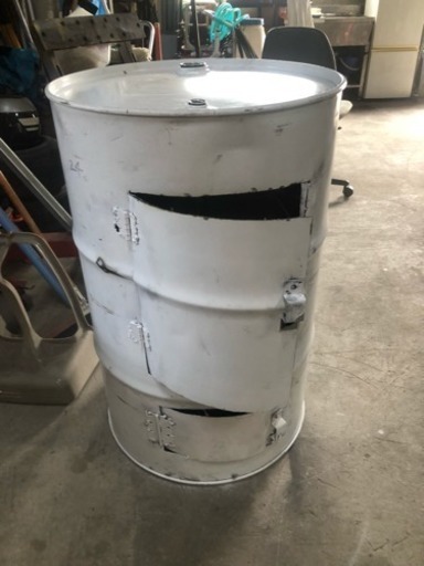ドラム缶燻製器製作