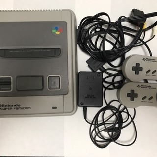 【完動品ソフト付】スーパーファミコン 本体 安く譲ります。有名ソ...