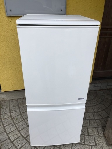 美品 シャープ 冷蔵庫 SJ-C14A 2015年製 137L つけかえどっちもドア